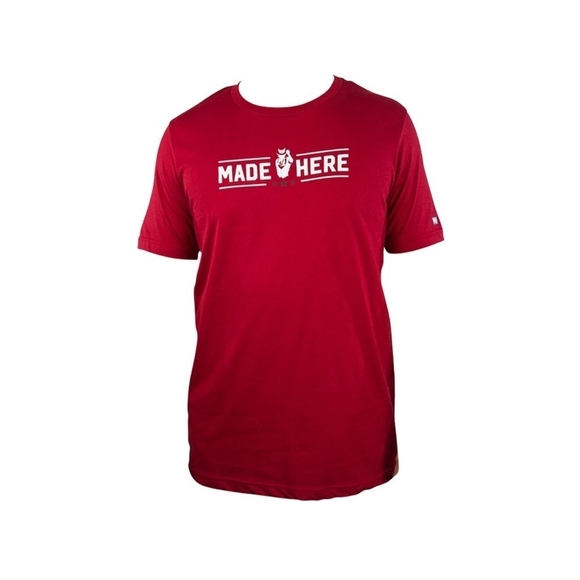 Made Here Other - New MADE HERE The General Cotton Men’s Tee Red Black White Short Sleeve T-Shirt